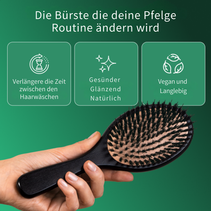 NoWash™- Haarpflegebürste I Sanfte Pflege ohne Shampoo