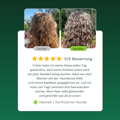 NoWash™- Haarpflegebürste I Sanfte Pflege ohne Shampoo